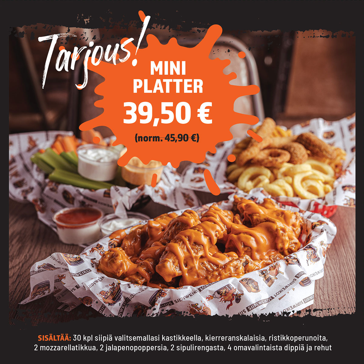 Tarjous: Mini Platter 39,50 €