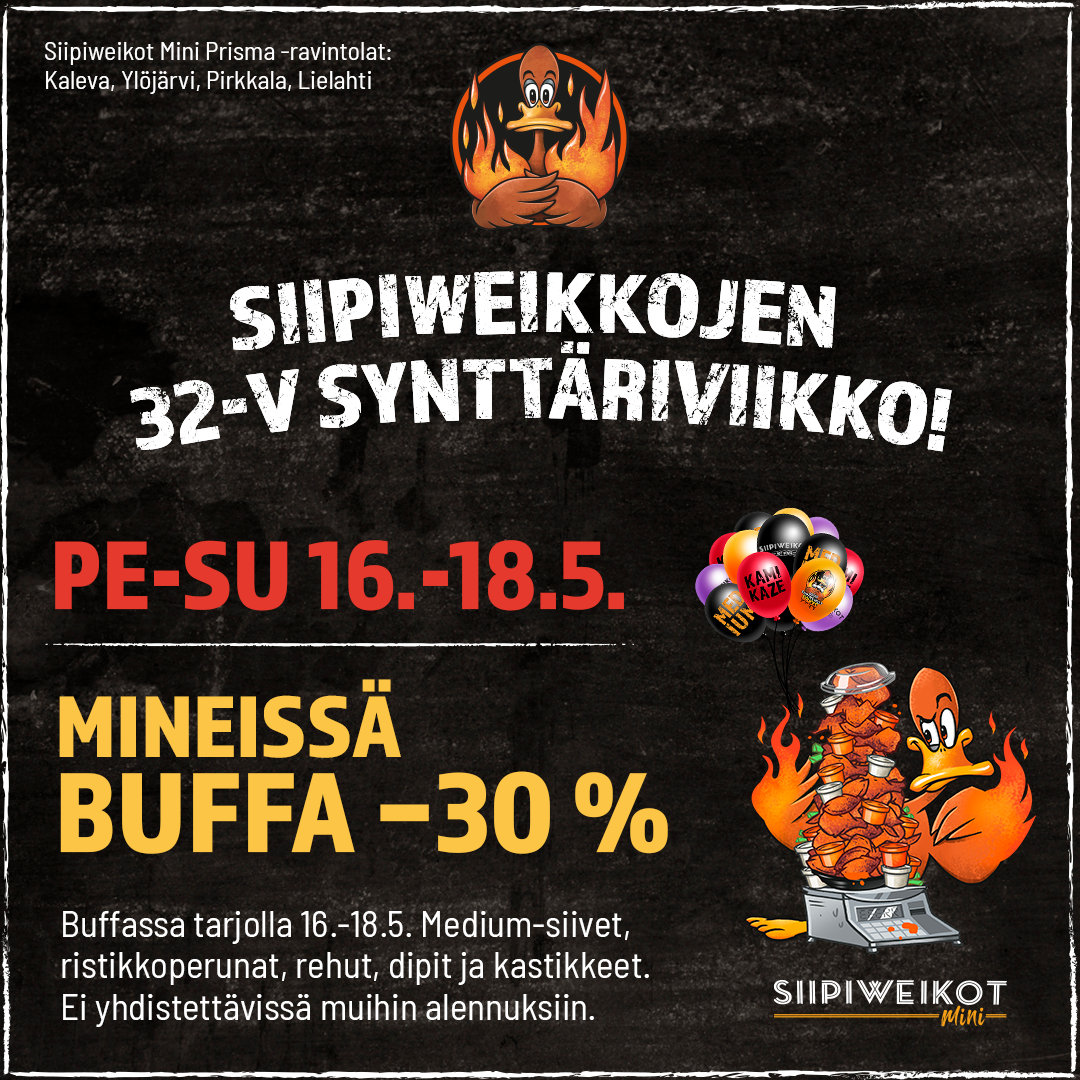 Synttäriviikko 12.–18.5.