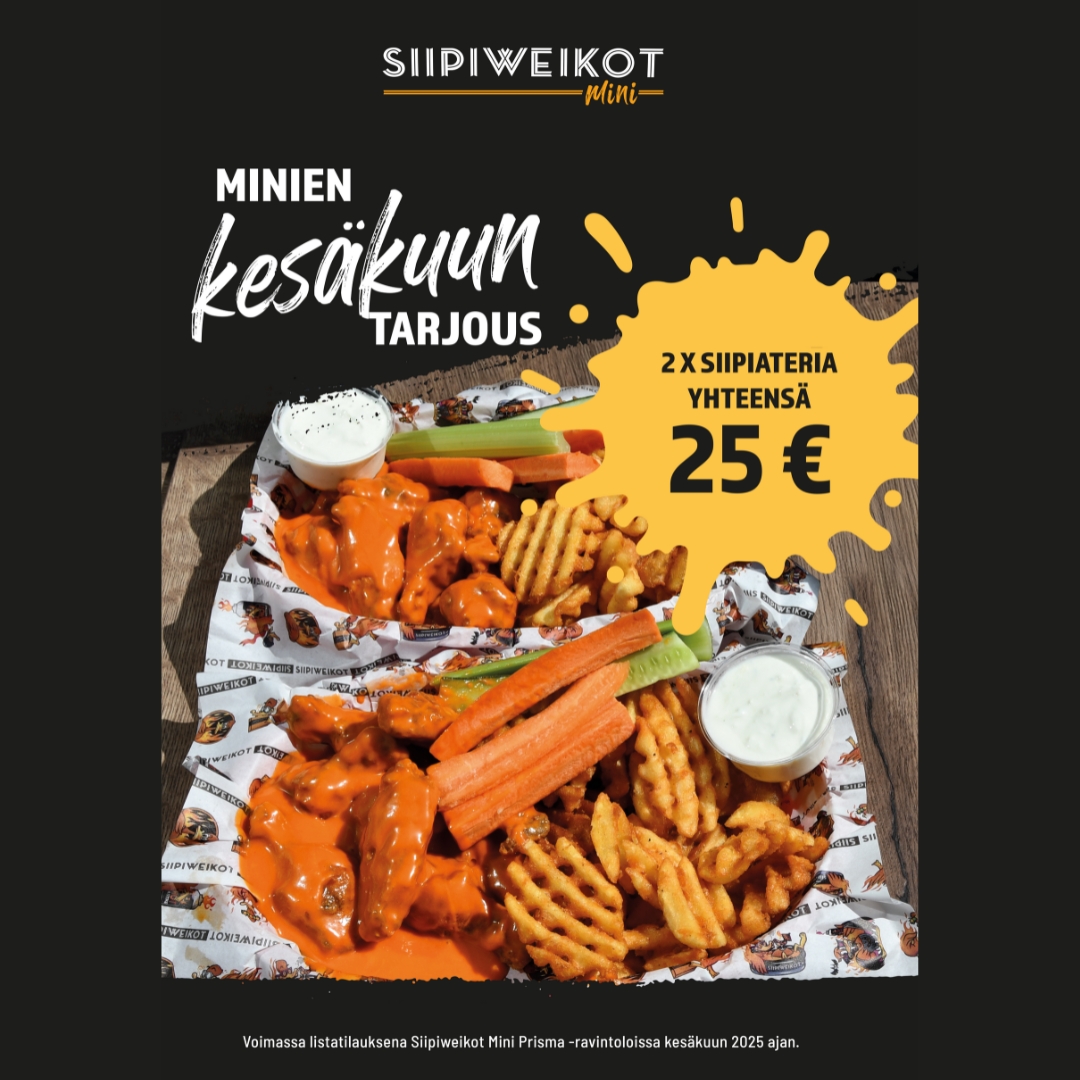 Minien kesäkuun tarjous