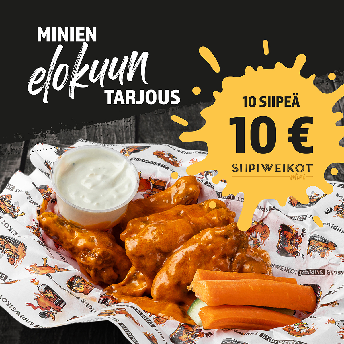 Minien elokuun tarjous