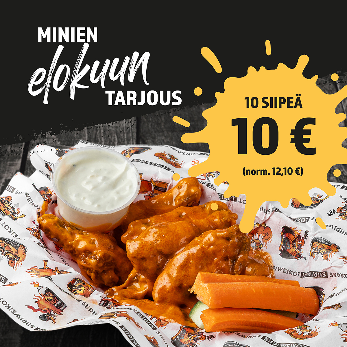 Minien elokuun tarjous