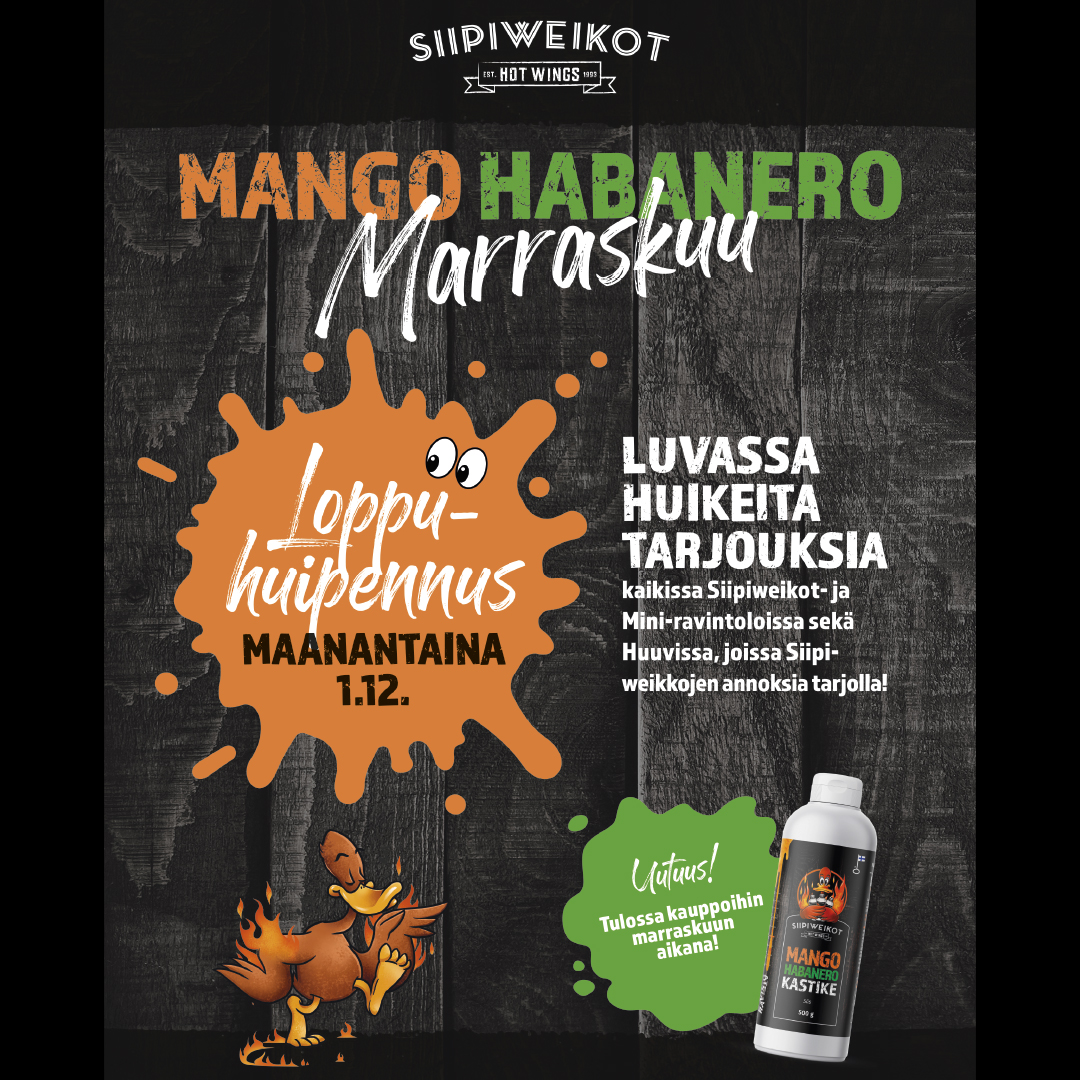 Mango-Habanero marraskuu