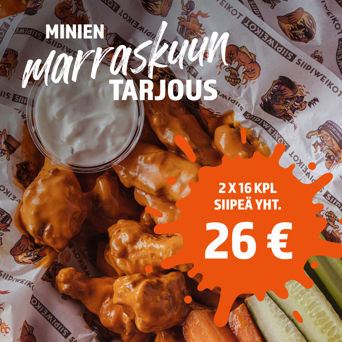 Minien kuukauden tarjous