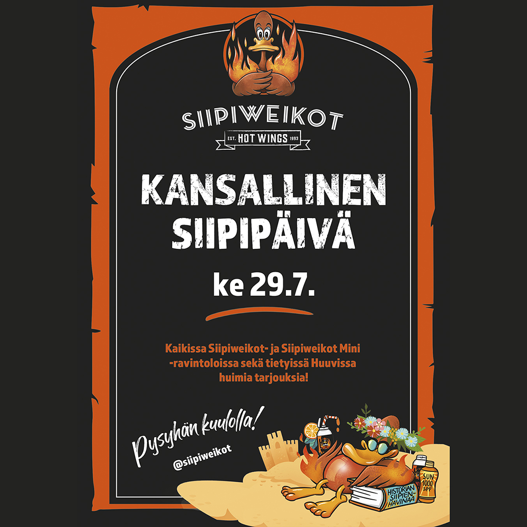 Kansallinen Siipipäivä!